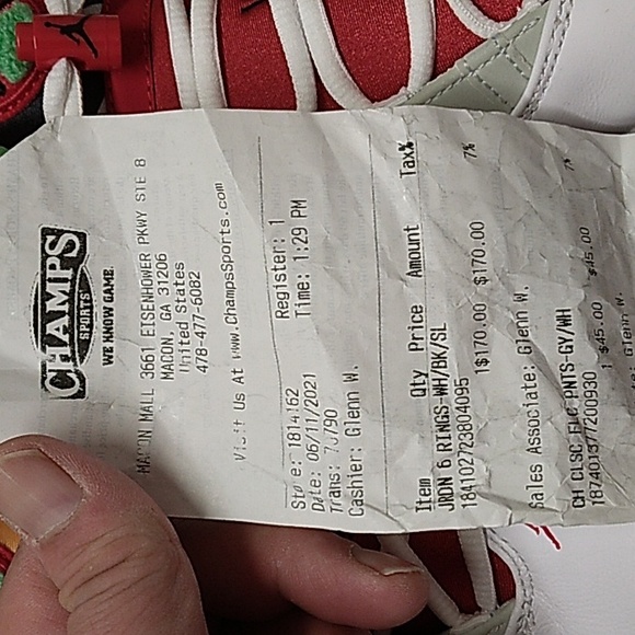 Air Jordan 6 rings (Hare) size 9.5 - Picture 14 of 14